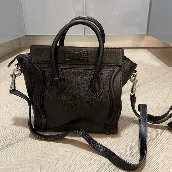 Celine Nano Luggage Tote in Black - Picture 4 of 5